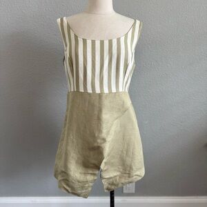 Vintage Marnie West Top Size 8 NWT Linen Blend‎